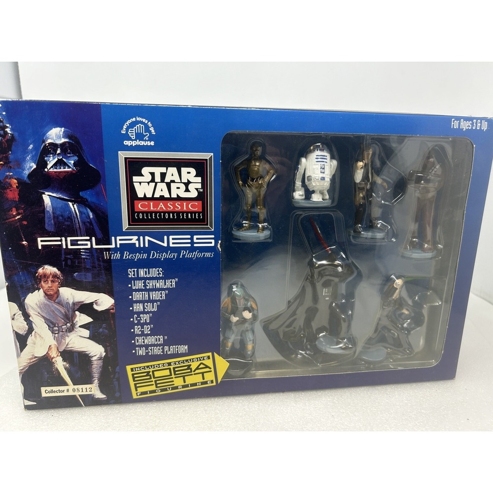 STAR WARS Exclusive‎ BOBA FETT figurine Collector Set 1995 Applause